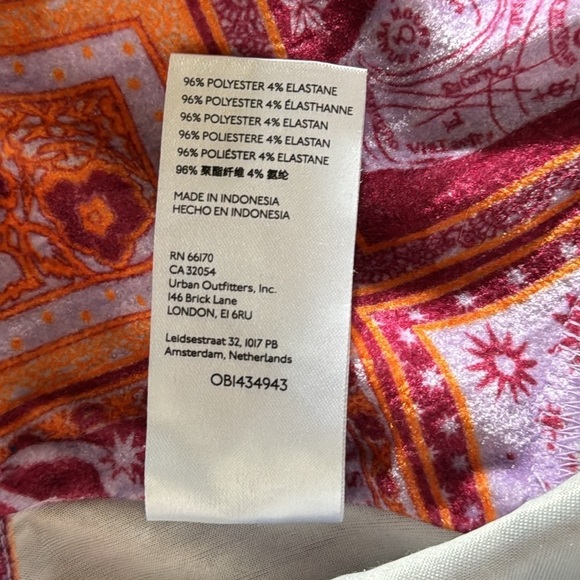 Urban Outfitters UO Florentina Print Wrap Top - Picture 8 of 13